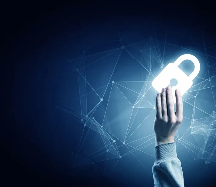 Hand holding lock technology 